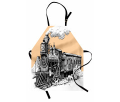 Old Wooden Train Apron