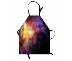 Outer Space Nebula View Apron