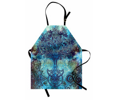 Mandala Trees Apron