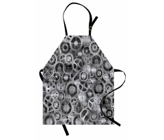 Clock Technologic Pattern Apron