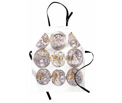 Technical Theme Clock Apron