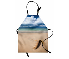 Sandy Beach and Clouds Apron