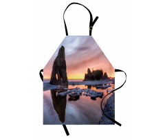 Sunset Sea Stacks Beach Apron