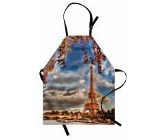 Beauty of Autumn Eiffel View Apron