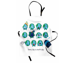 Expressions Face Moods Apron