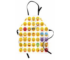 Faces of Mosters Happy Apron