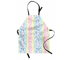 Circles in Wavy Shape Apron