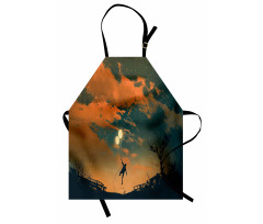 Starry Night Sky Fun Apron