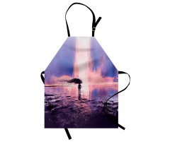 Girl in Wind Composition Apron