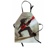 Hipster Rocker Guitar Apron