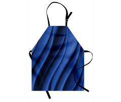 Digital Ocean Waves Apron