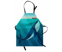 Sailor Whale with Rays Apron