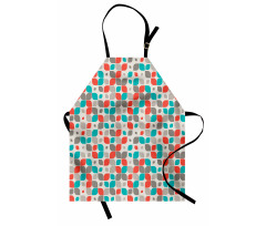 Retro Mosaic Motif Apron