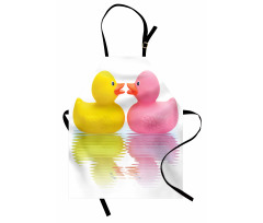 Duck Couple in Love Apron