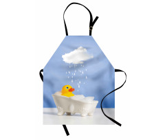 Duck Taking Bath Apron