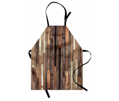 Old Floor Rustic Style Apron