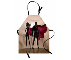 City Hero Hot Couple Apron