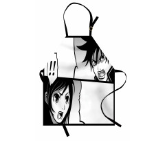 Japanese Cartoon Comic Apron