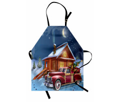 Wooden Lodge Truck Apron