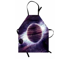 Outer Space Planets Mars Apron