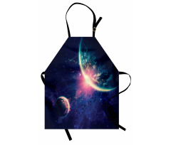 Outer Space Mars Planets Apron