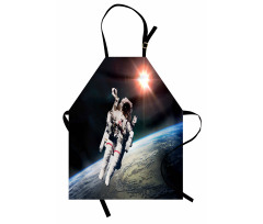 Astronaut with Sun Beams Apron