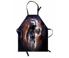 Astronaut in Outer Space Apron