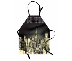 Grunge Empire State NYC Apron