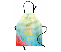 Unusual Mermaid Shell Apron