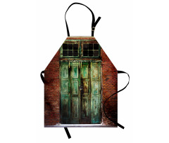 Rusty Old Retro Door Apron