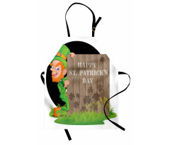 Plank Shamrock Apron