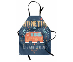 Seyahat Mutfak Önlüğü Hippi Minibüsü