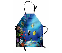 Ocean Coral Reefs Tropic Apron