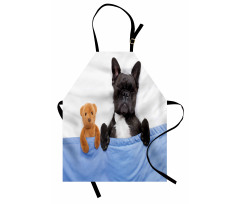 French Bulldog with Bear Apron