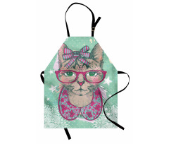 Animal Fashion Hipster Apron