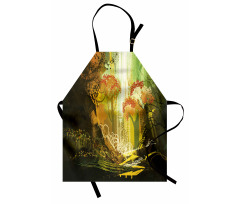 Vivid Autumn Season Apron