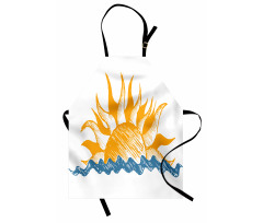 Sun and Fire Like Beams Apron