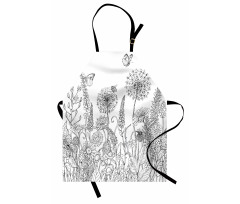 Flowers Garden Scenery Apron