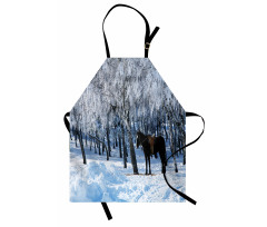 Winter Forest Theme Apron