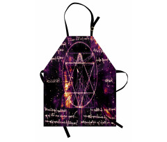 Vitruvian Man Occult Apron