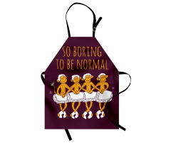 Dancing Ballerina Words Apron