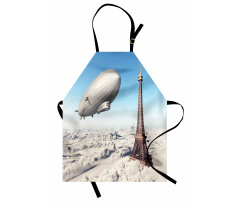 French Paris Eiffel Tower Apron