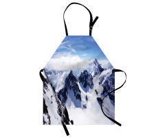 Mountain Peak Scenery Apron