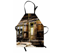 Wooden Planks and Rocks Apron