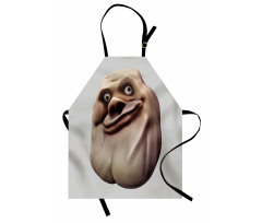 Awkward Meme Ugly Face Apron