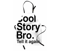 Cool Story Bro Hipster Apron