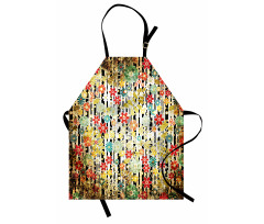 Ivy Leaves and Scenery Apron
