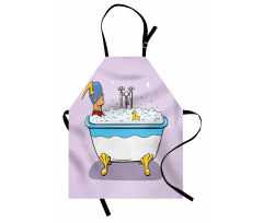 Superhero Bubble Bath Apron