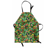 Cactus Flowers Garden Apron