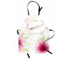 Abstract Natural Lotus Apron